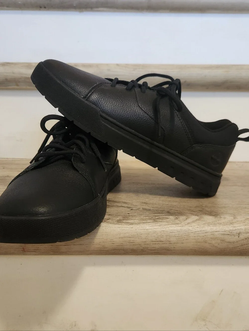 Timberland Maple Grow  Low-Top Lace-Up Black Sneakers